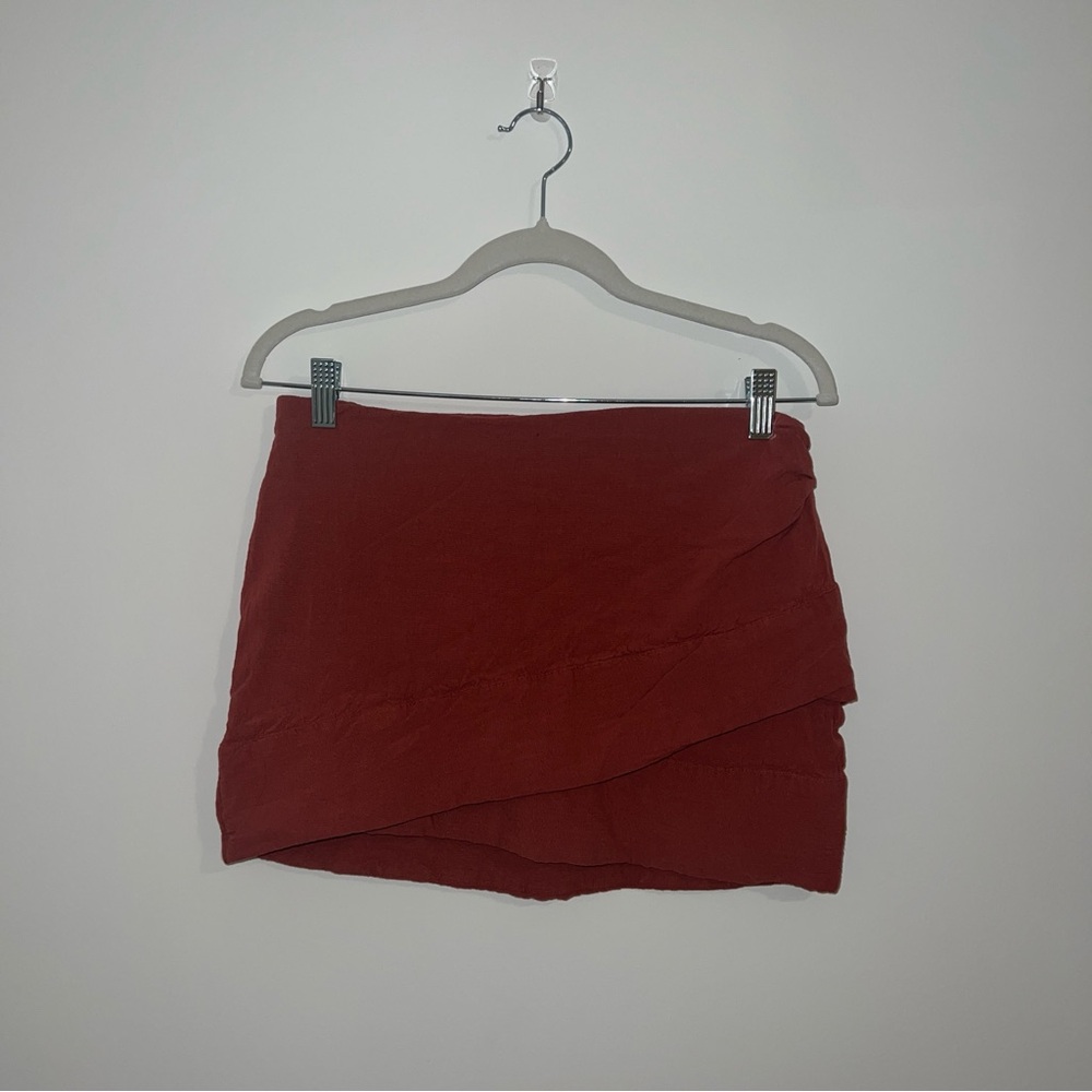Free People: Red Women's Skirt
